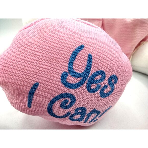 Precious Moments Bunny Plush Yes I Can 2003 Vintage Enesco Learn Button Zip Tie - Picture 12 of 14